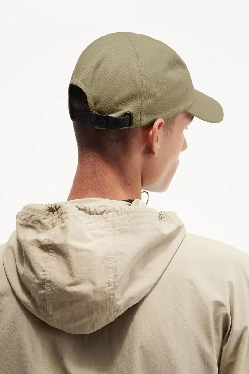 cappellini da uomo in twill con marchio grafico fred perry grigio caldo