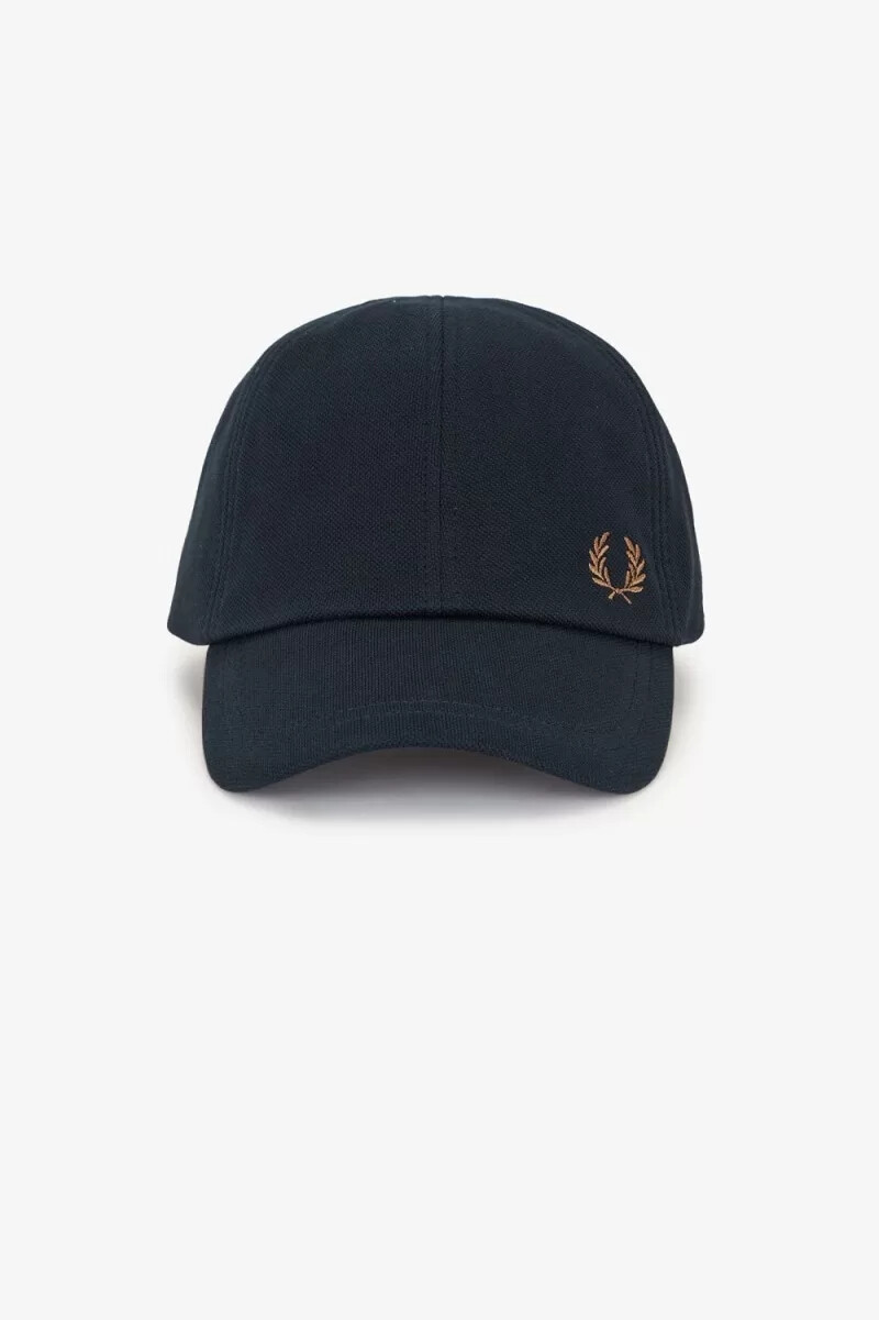 cappellini da uomo fred perry classic pique blu navy marrone
