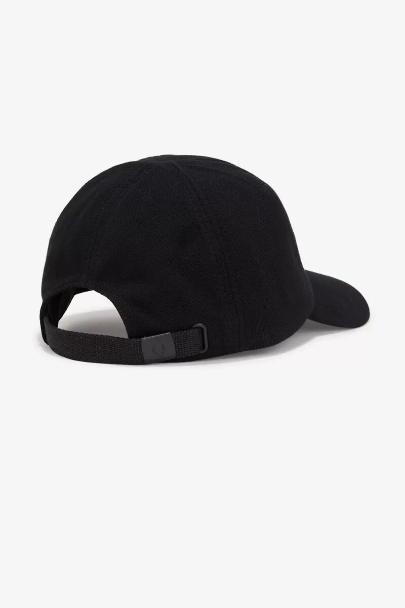 cappellini da uomo fred perry classic pique neri e bianchi come la neve