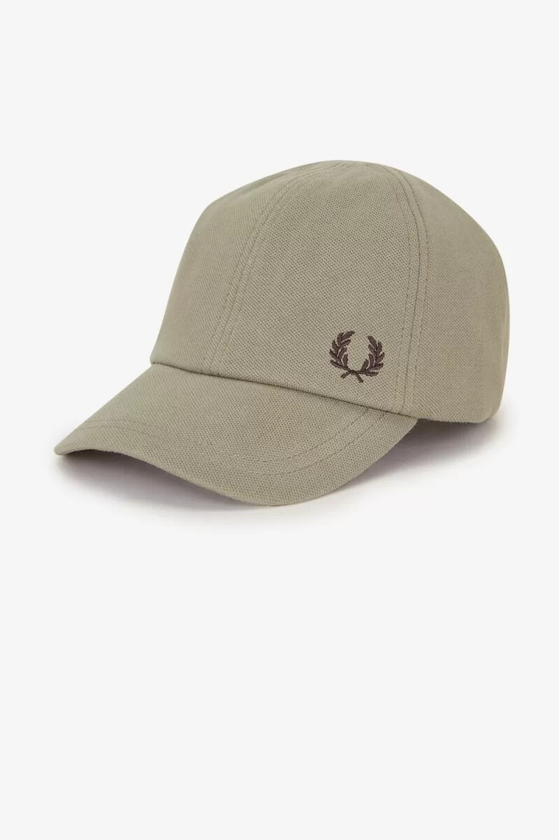 cappellini da uomo fred perry classic pique grigio caldo rosso scuro