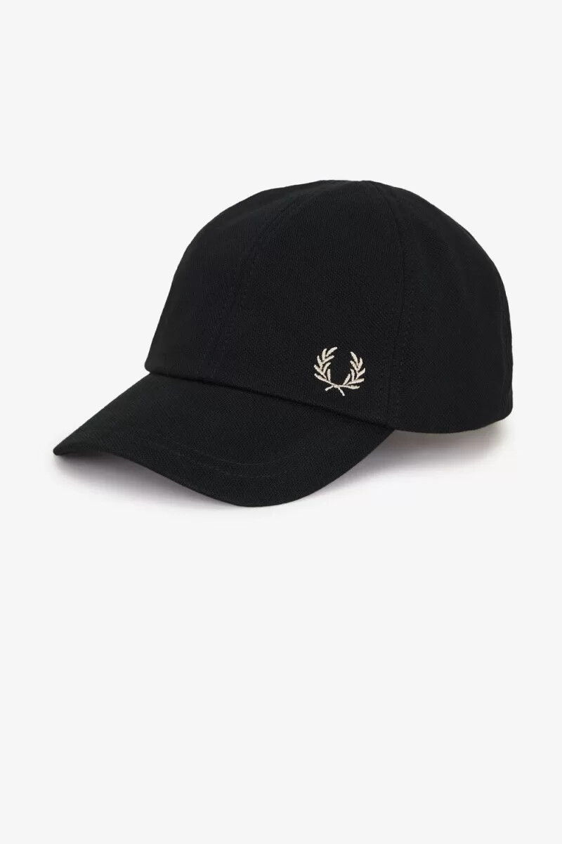 cappellini da uomo fred perry classic pique neri e verdi