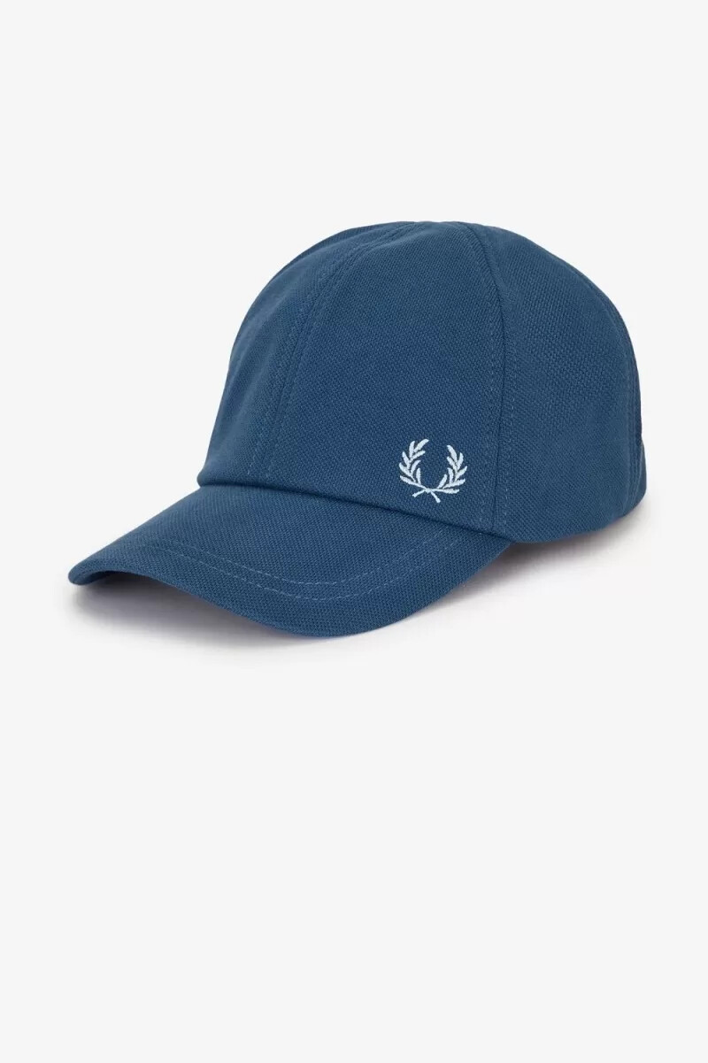 cappellini da uomo fred perry classic pique midnight blue light aqua