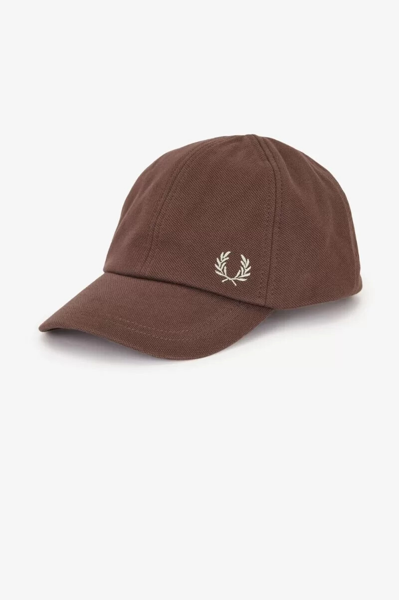 cappellini da uomo fred perry classic pique rosso scuro grigio caldo