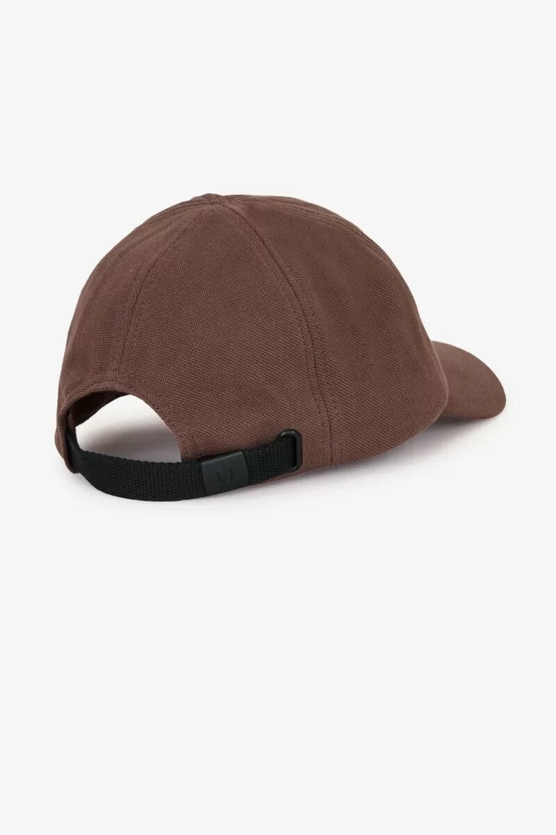 cappellini da uomo fred perry classic pique rosso scuro grigio caldo