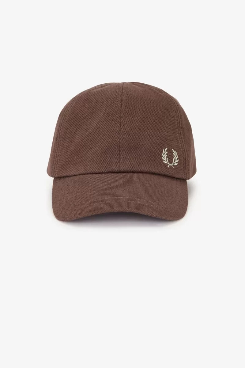 cappellini da uomo fred perry classic pique rosso scuro grigio caldo