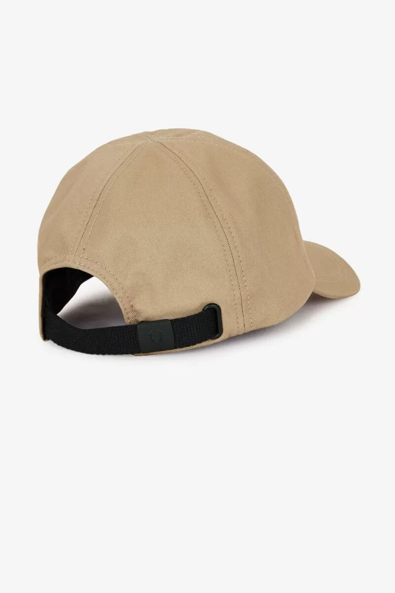 cappellini da uomo in twill con marchio grafico fred perry verdi