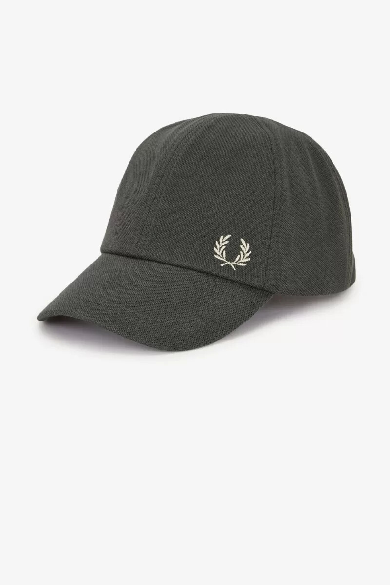 cappellini da uomo fred perry classic pique field green oatmeal