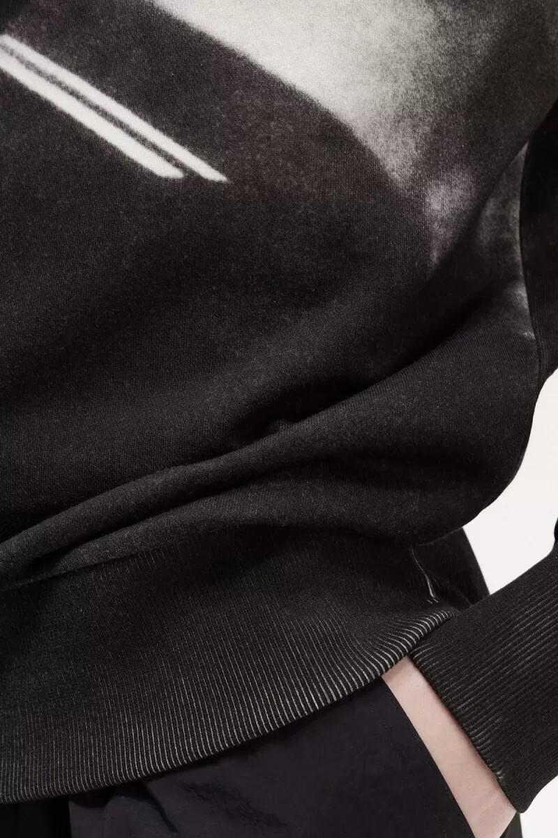 felpa con cappuccio da uomo fred perry rave graphic nera