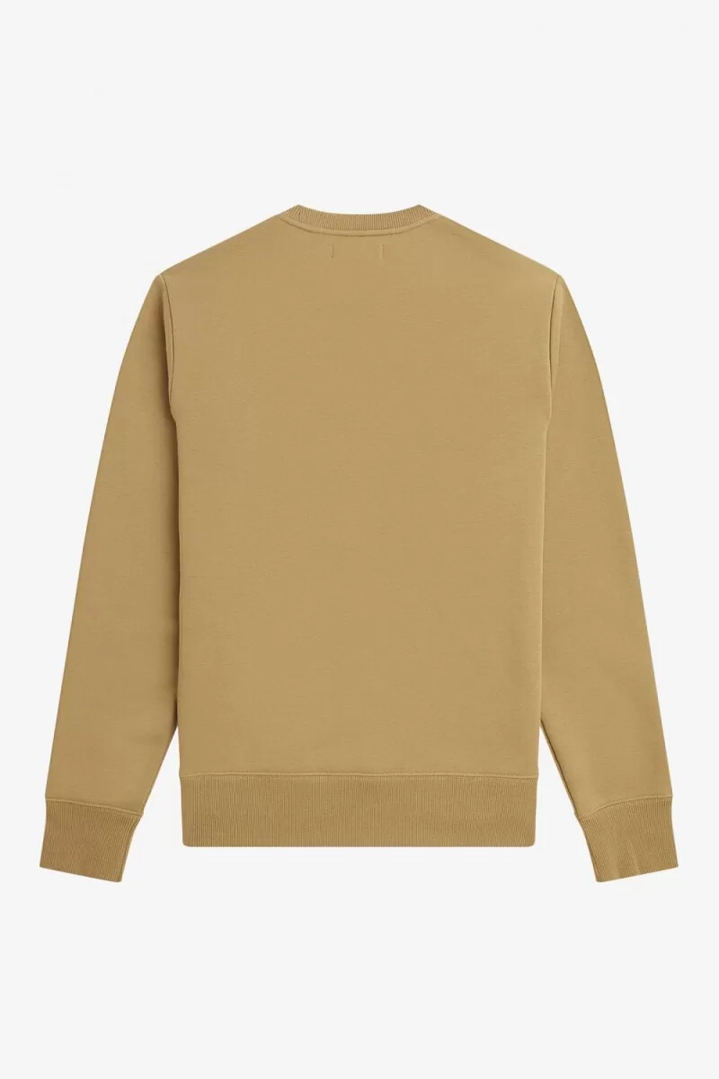 felpe da uomo ricamate fred perry verdi