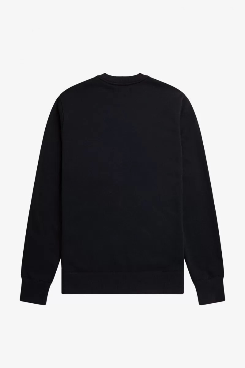 felpe da uomo ricamate fred perry blu navy