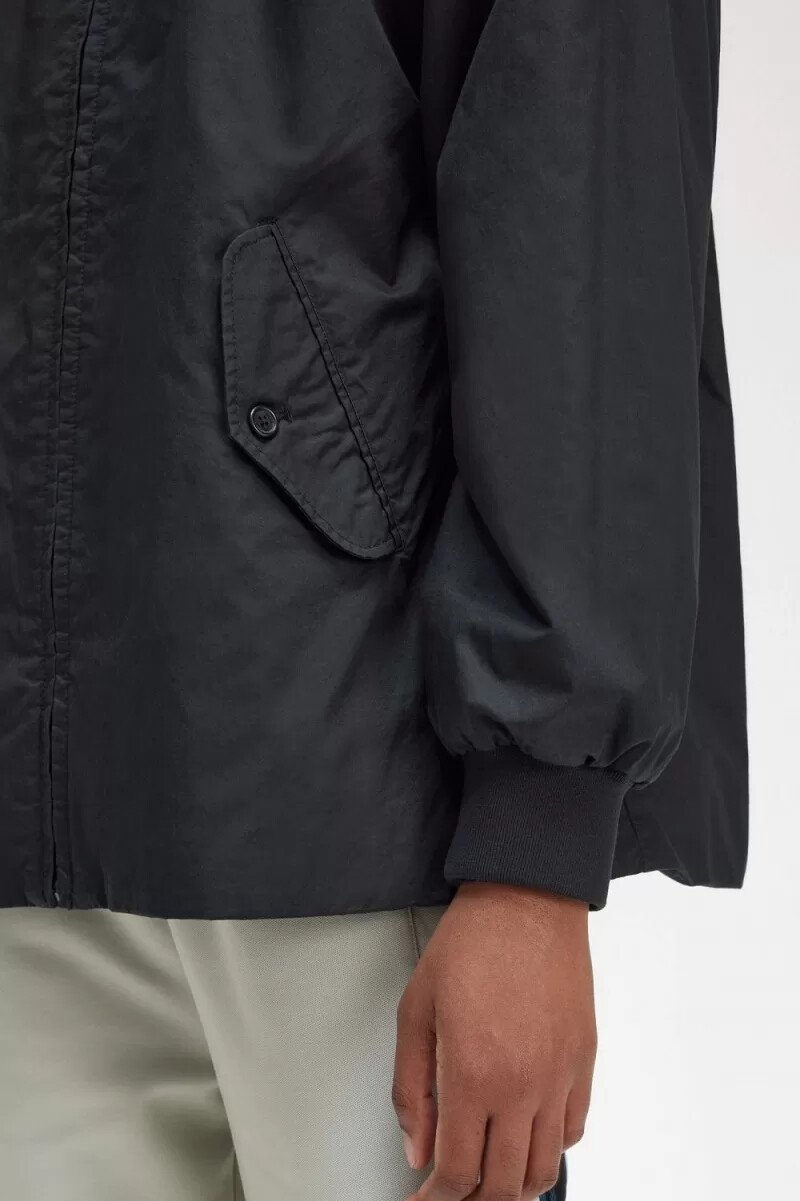 giacche imbottite con zip fred perry da donna nere