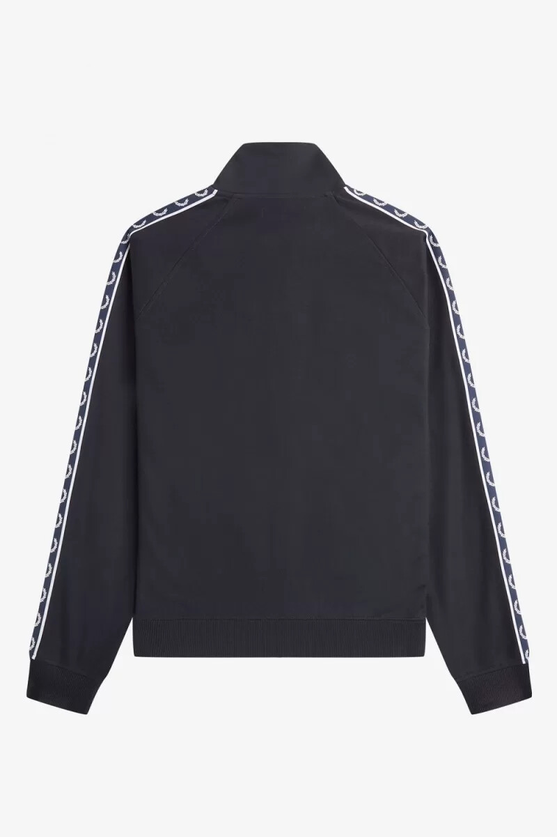 giacche da tuta da uomo fred perry contrast tape blu navy