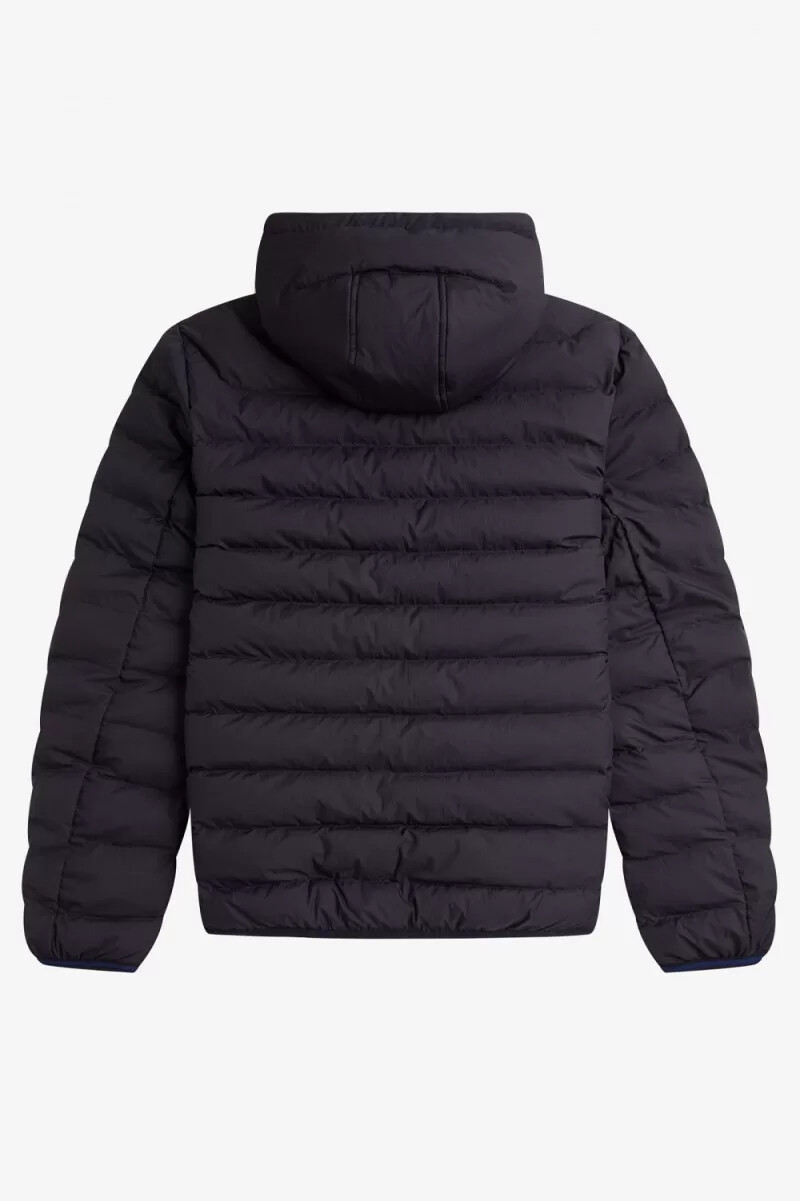 giacche con cappuccio e isolamento termico da uomo fred perry blu navy