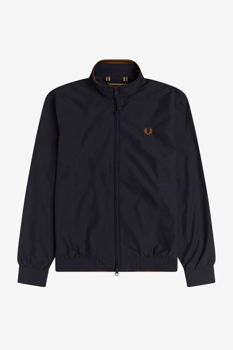 fred perry brentham giacche da uomo blu navy