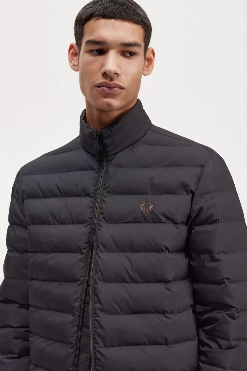 giacche da uomo fred perry insulated nere