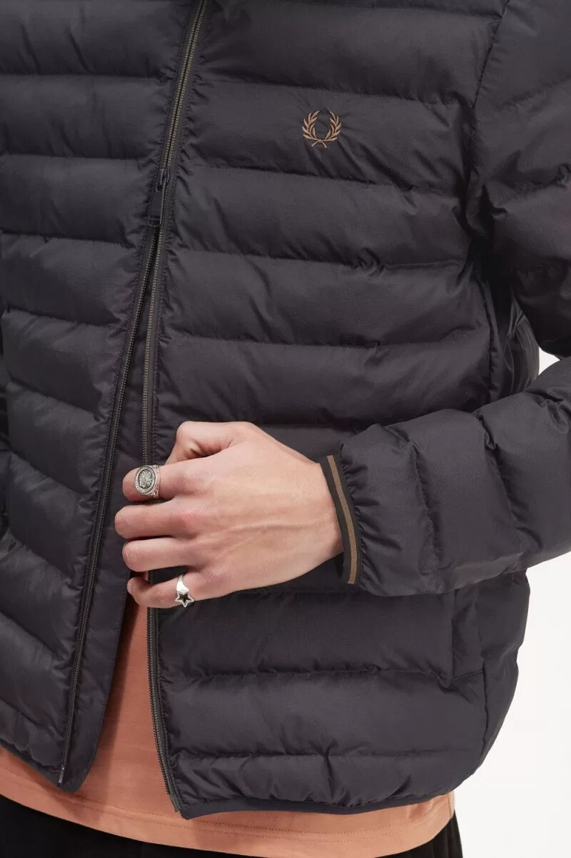 giacche da uomo fred perry insulated nere