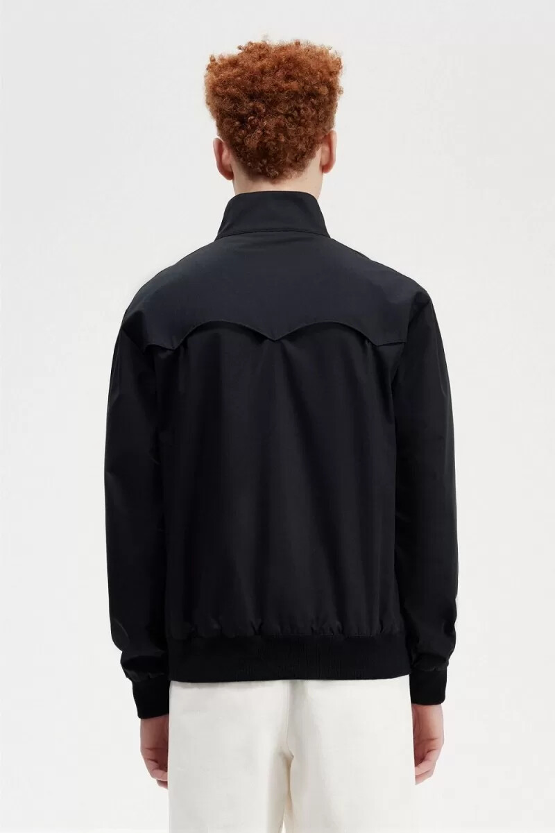 fred perry harrington giacche da uomo nere