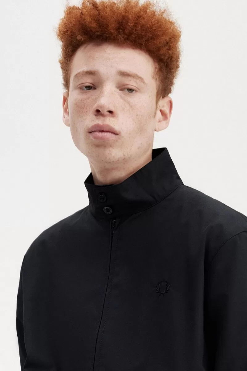 fred perry harrington giacche da uomo nere
