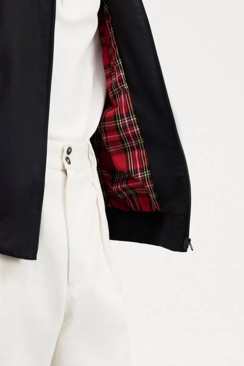 fred perry harrington giacche da uomo nere