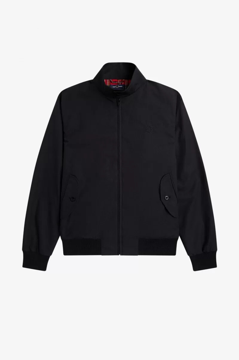 fred perry harrington giacche da uomo nere