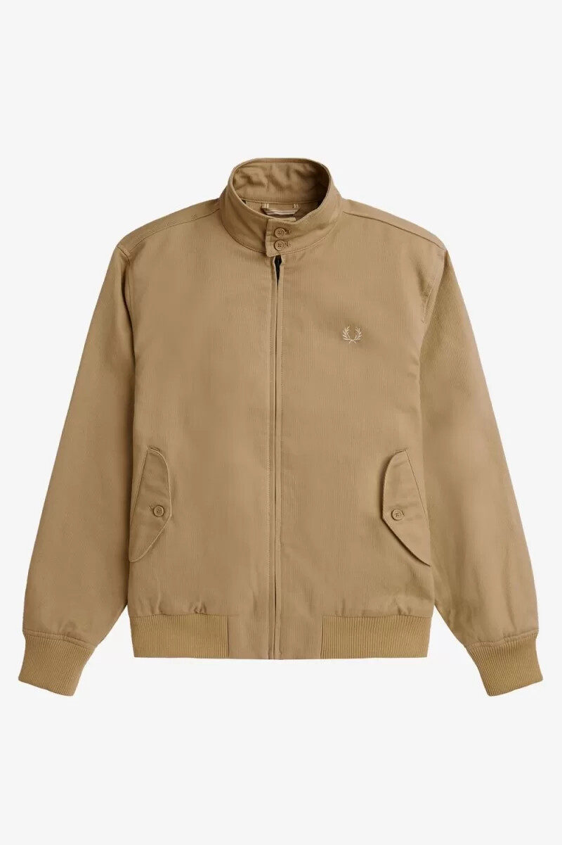 fred perry corduroy harrington giacche da uomo verdi
