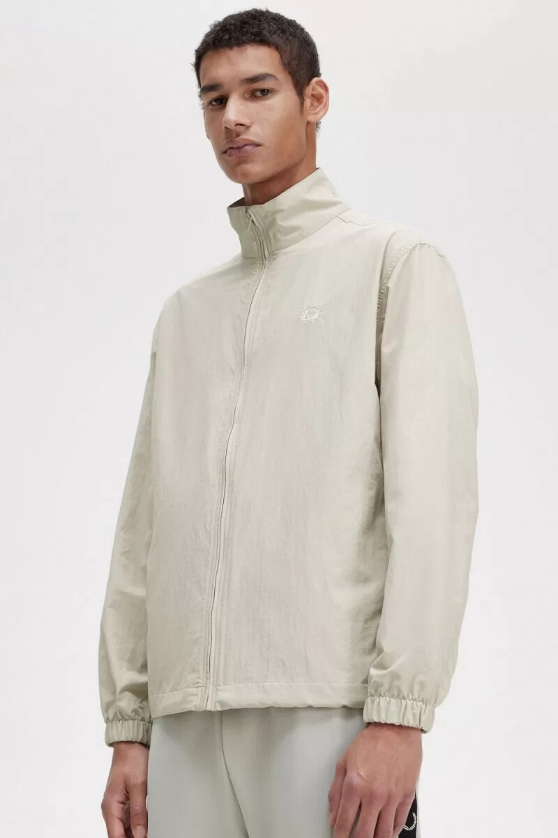 fred perry woven track - giacca da uomo colore menta chiaro