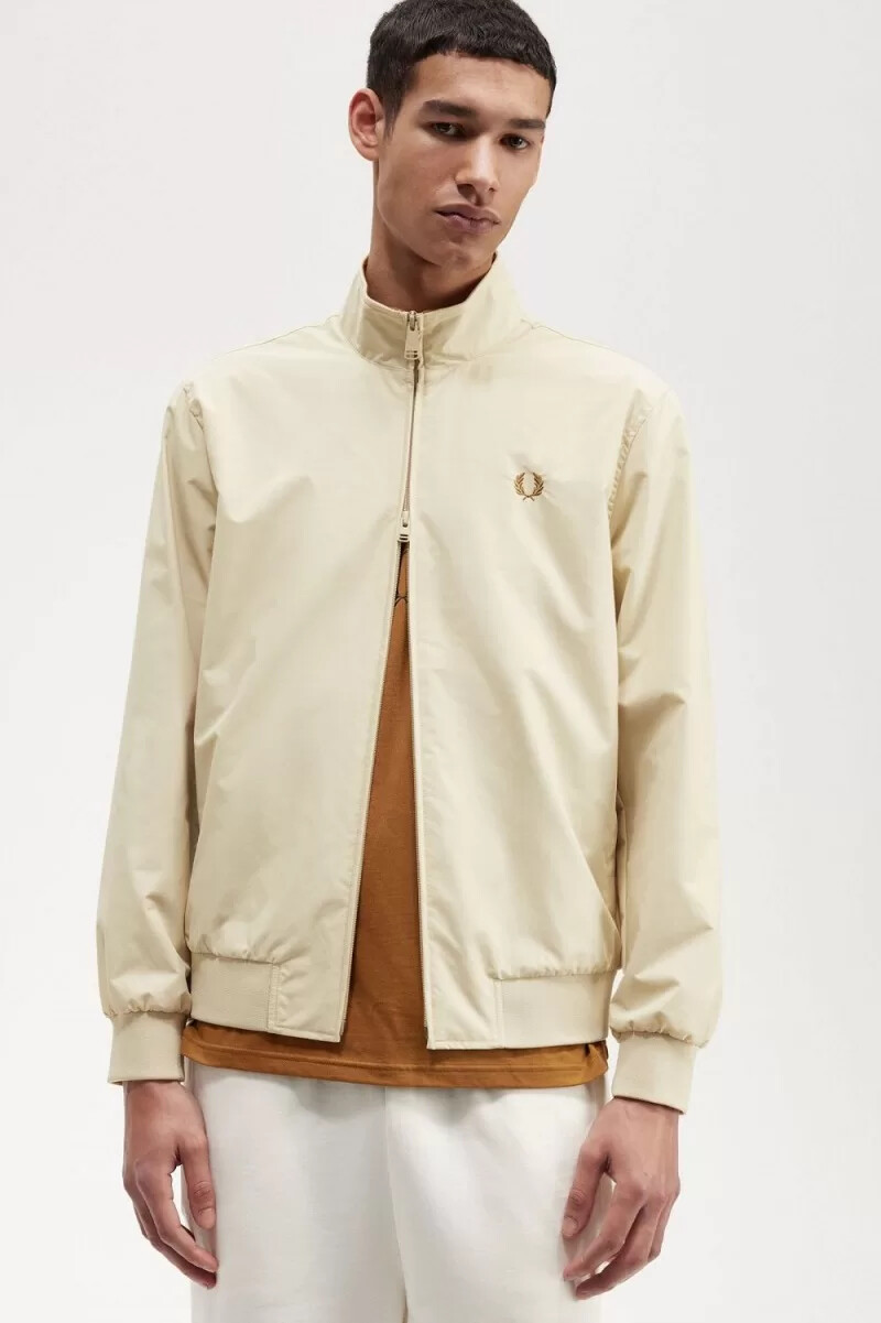 giacche da uomo fred perry brentham color avena
