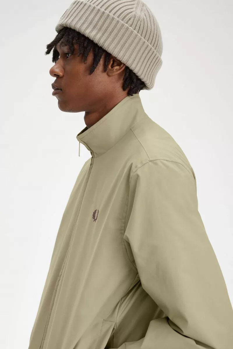 fred perry brentham giacche da uomo grigio caldo