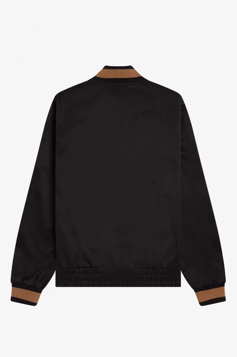 fred perry tennis bomber da uomo nero