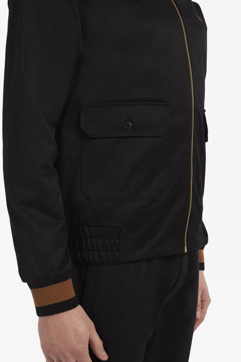 fred perry tennis bomber da uomo nero