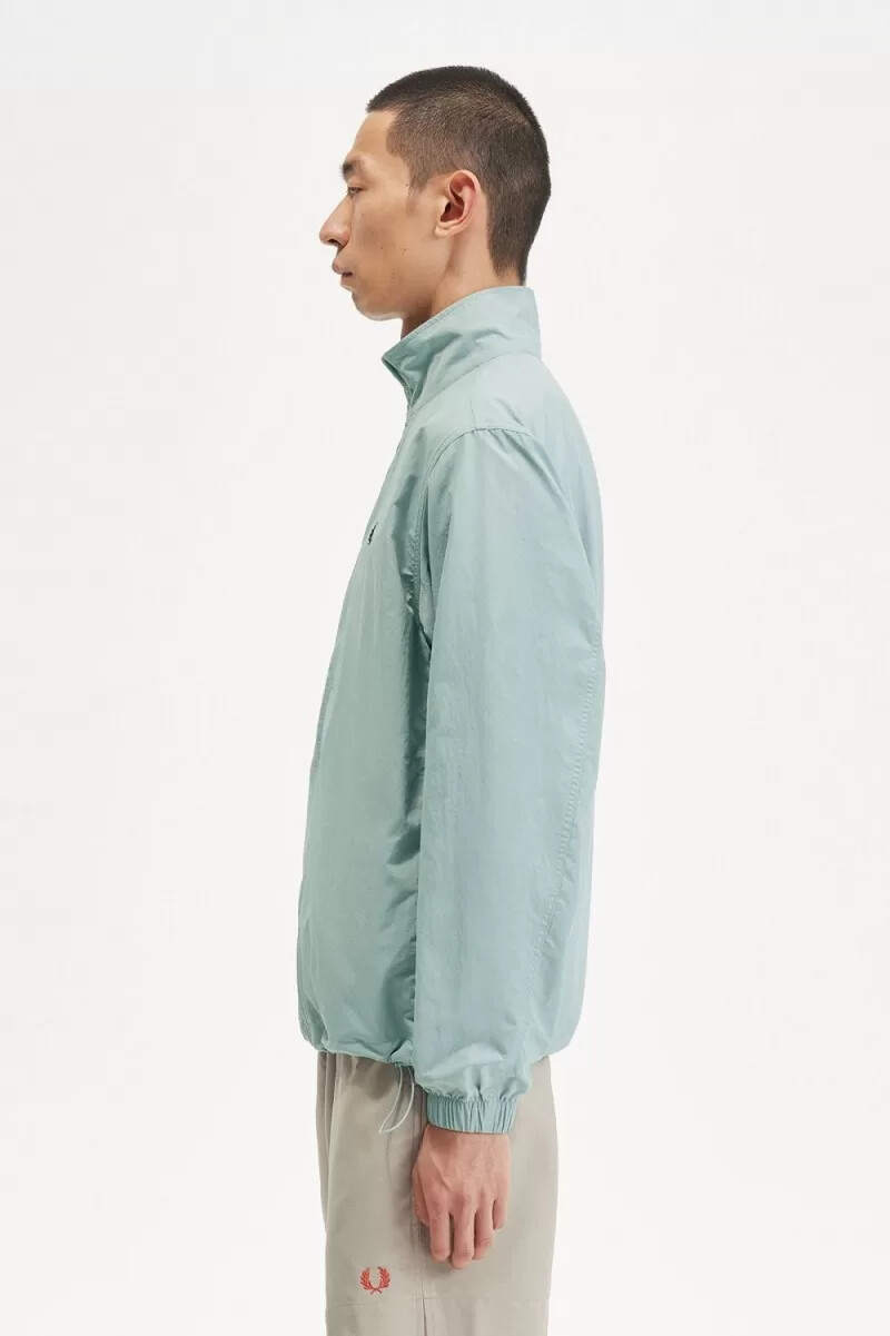 fred perry woven track giacche da uomo argento blu
