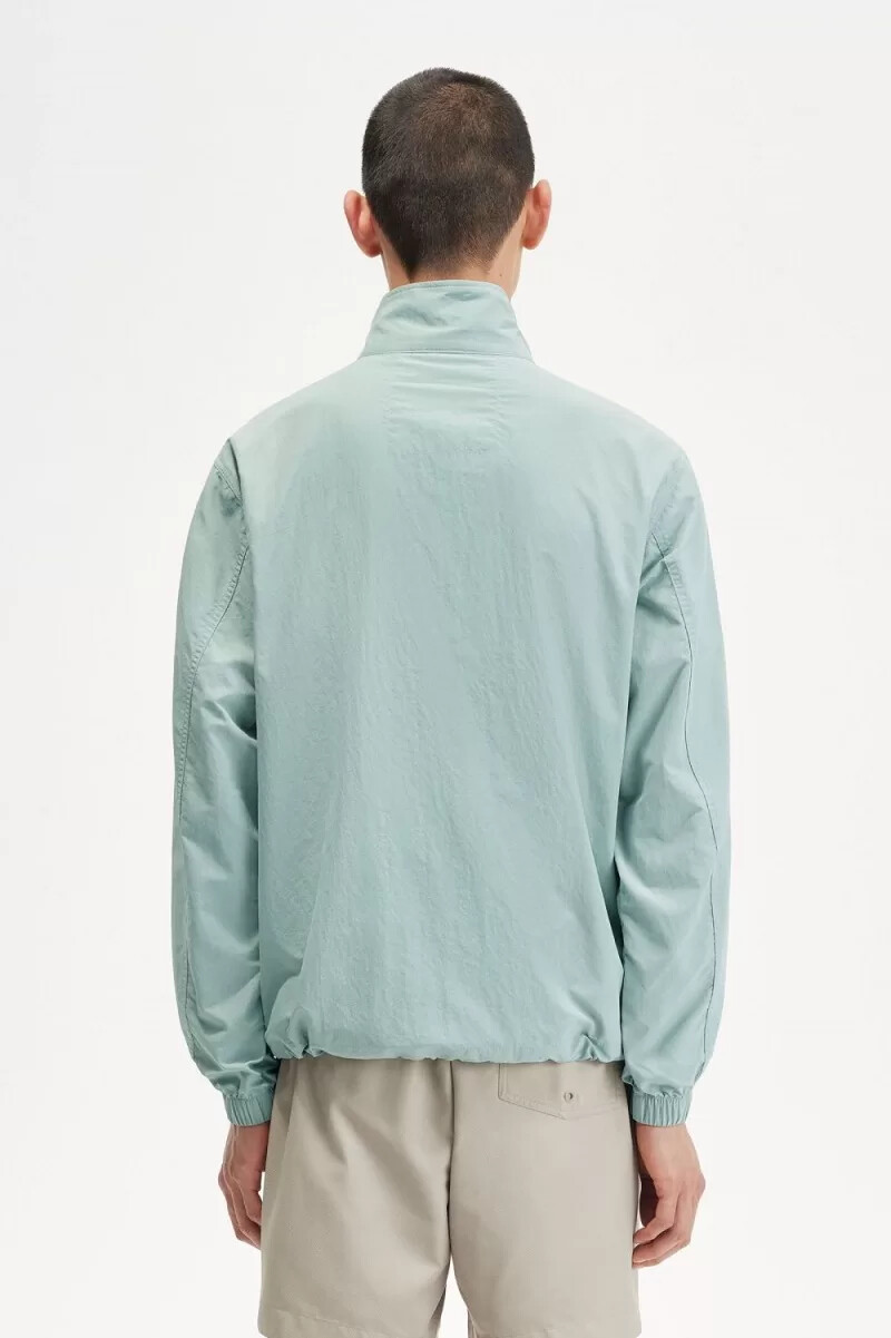 fred perry woven track giacche da uomo argento blu
