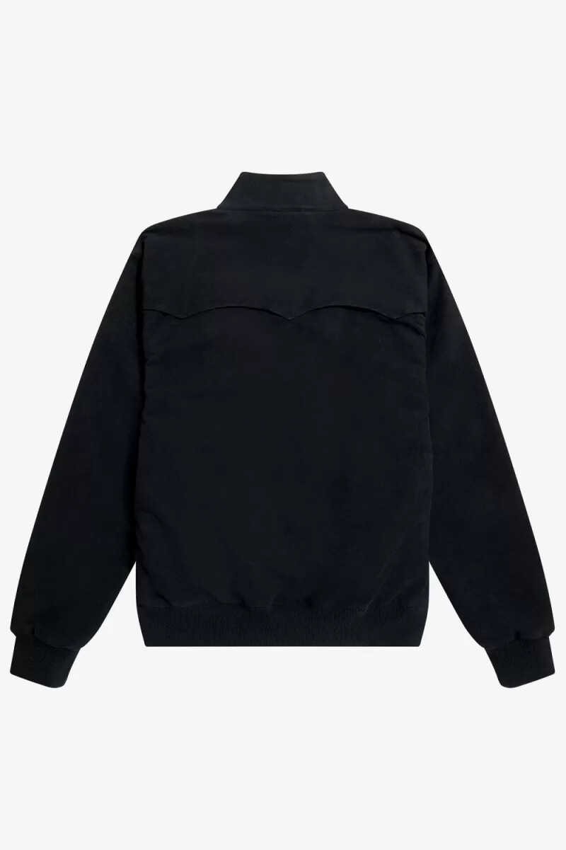 fred perry moleskin harrington giacche da uomo nere