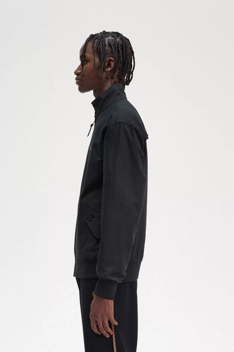 fred perry harrington giacche da uomo nere