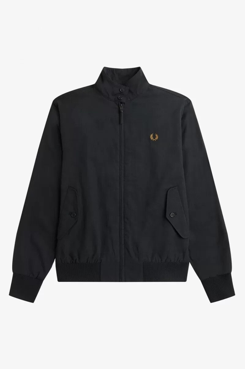 fred perry harrington giacche da uomo nere