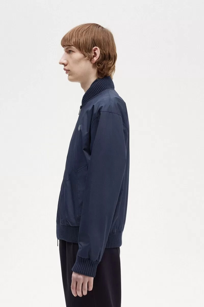 fred perry bomber giacche da uomo blu navy