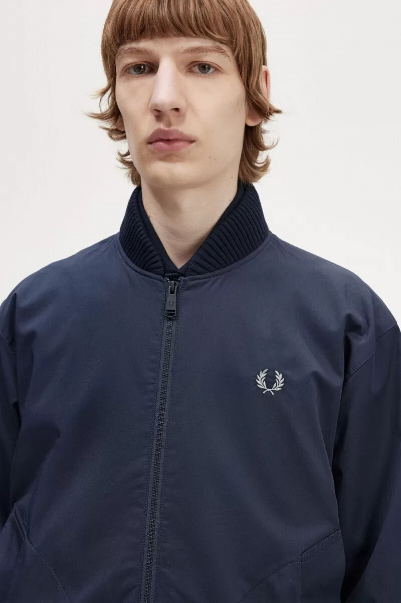fred perry bomber giacche da uomo blu navy