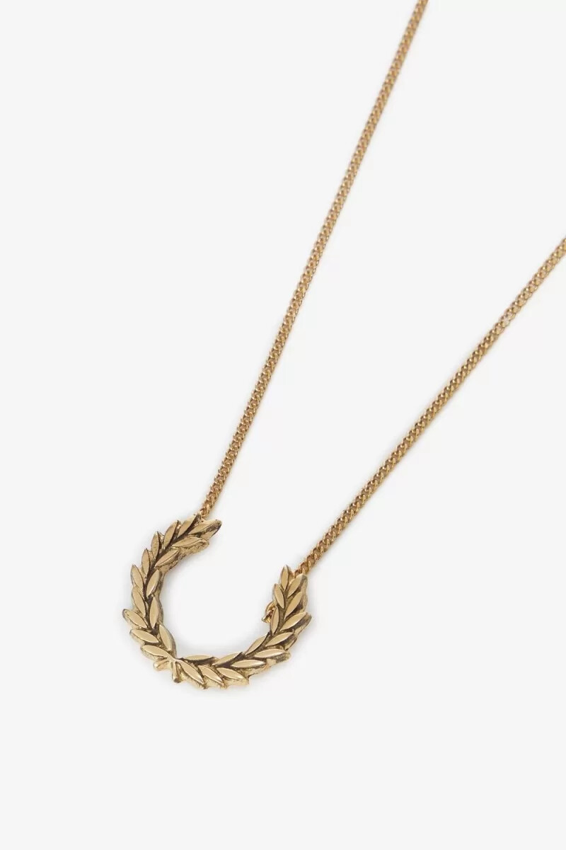collana fred perry laurel wreath gioielli da donna in oro