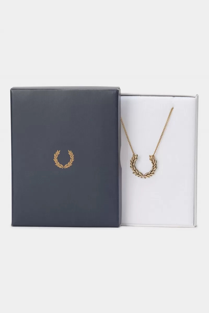 collana fred perry laurel wreath gioielli da donna in oro