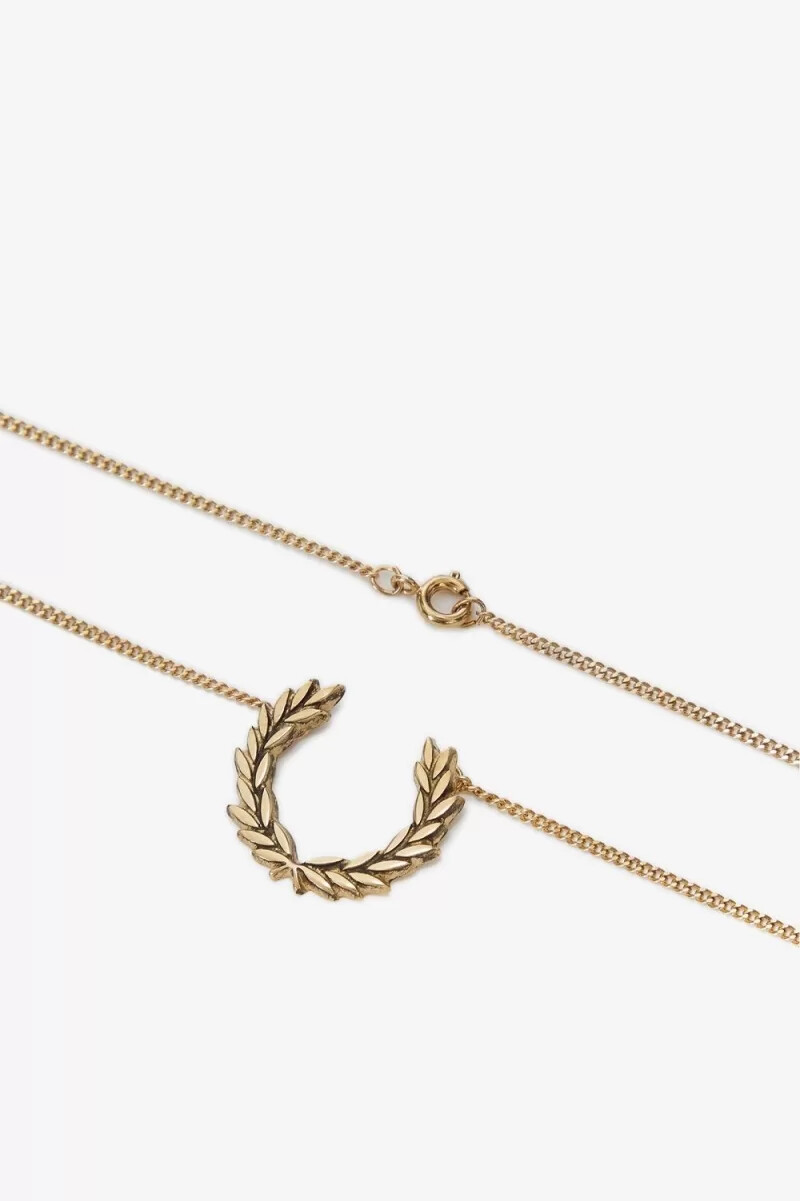 collana fred perry laurel wreath gioielli da donna in oro