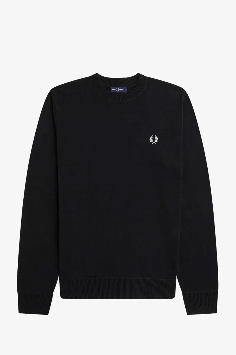 maglione da uomo fred perry graphic laurel wreath nero