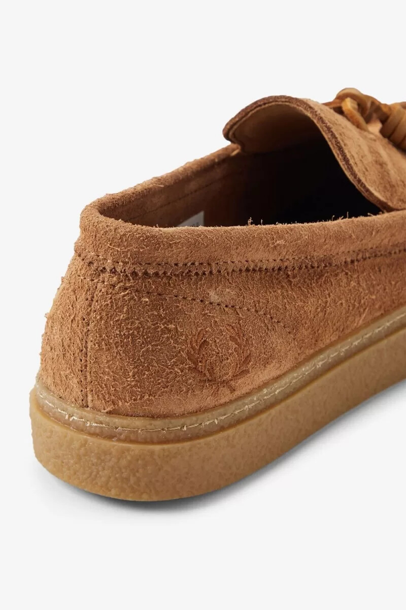 mocassini da uomo fred perry dawson tassel colore caffè scuro