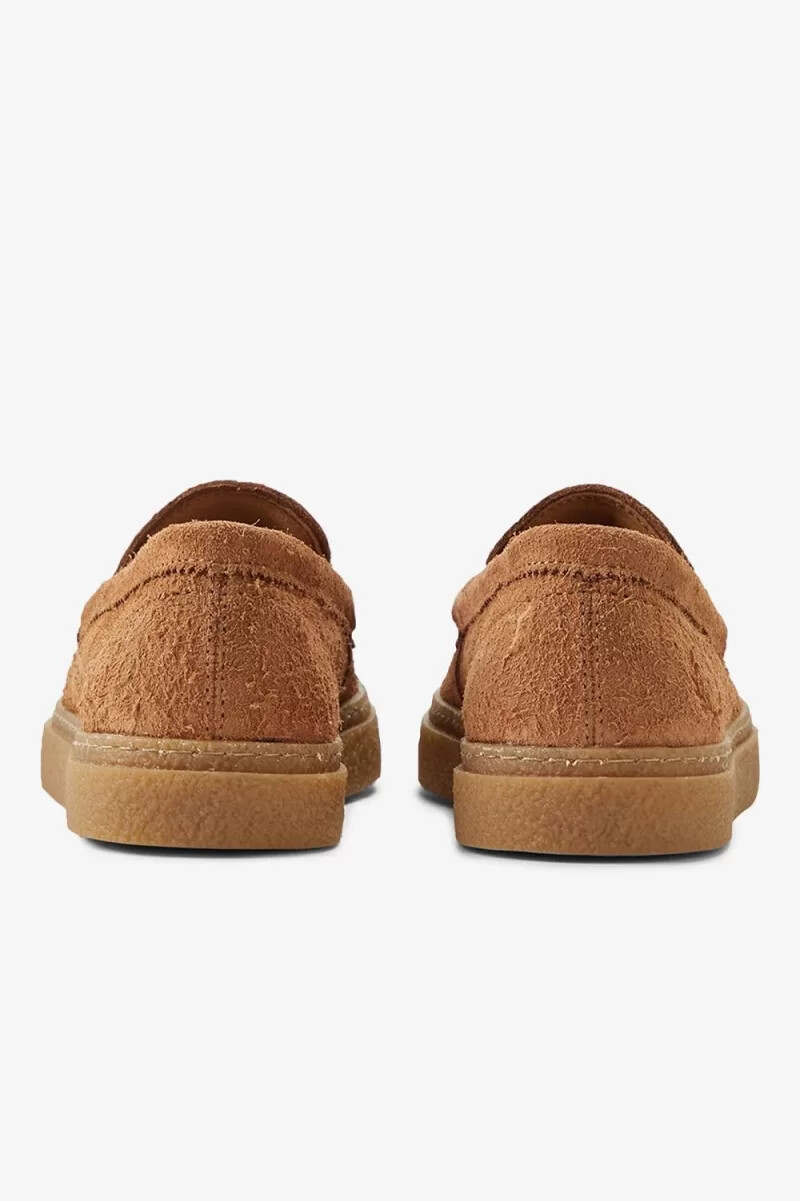 mocassini da uomo fred perry dawson tassel colore caffè scuro