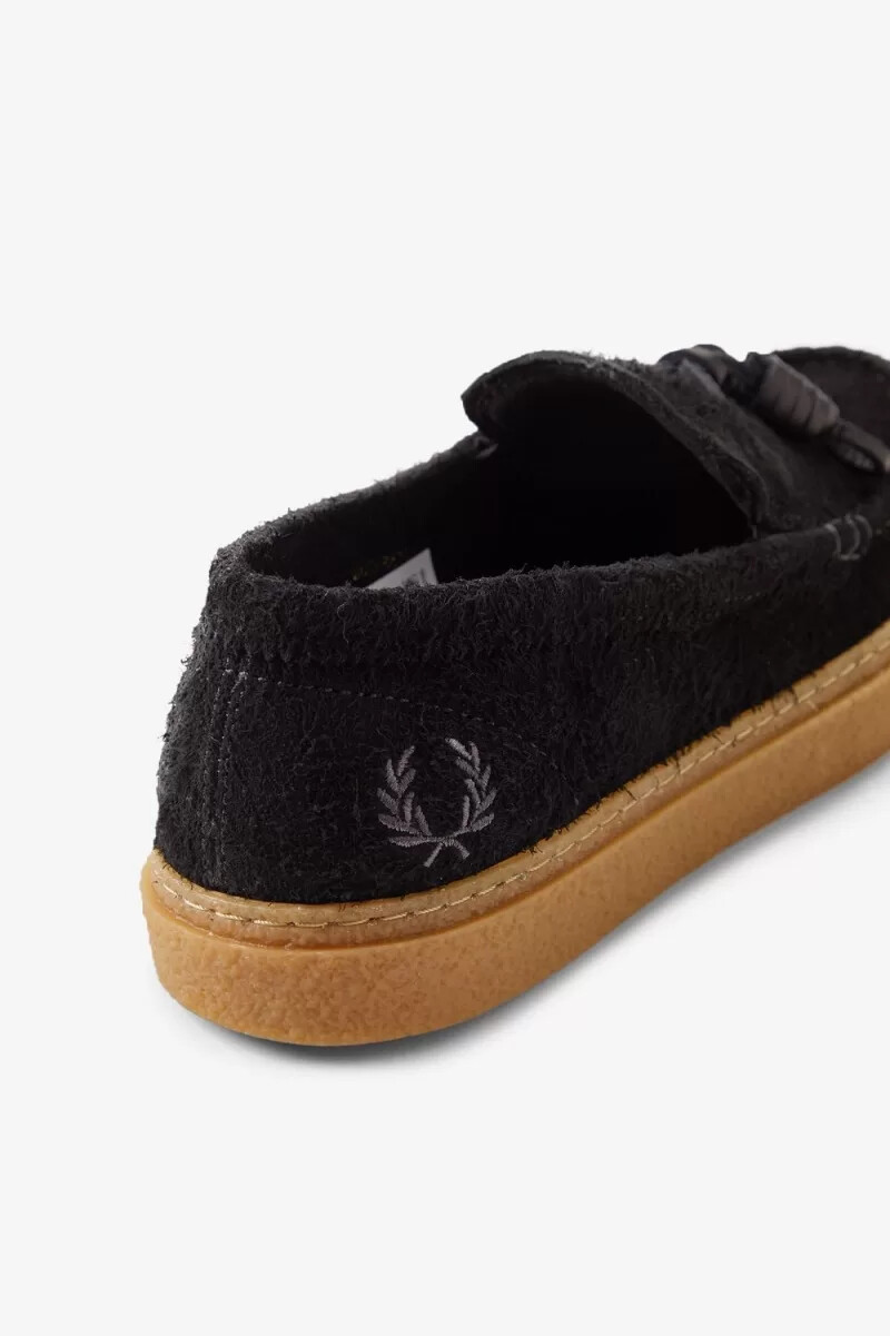 mocassini da uomo fred perry dawson tassel neri