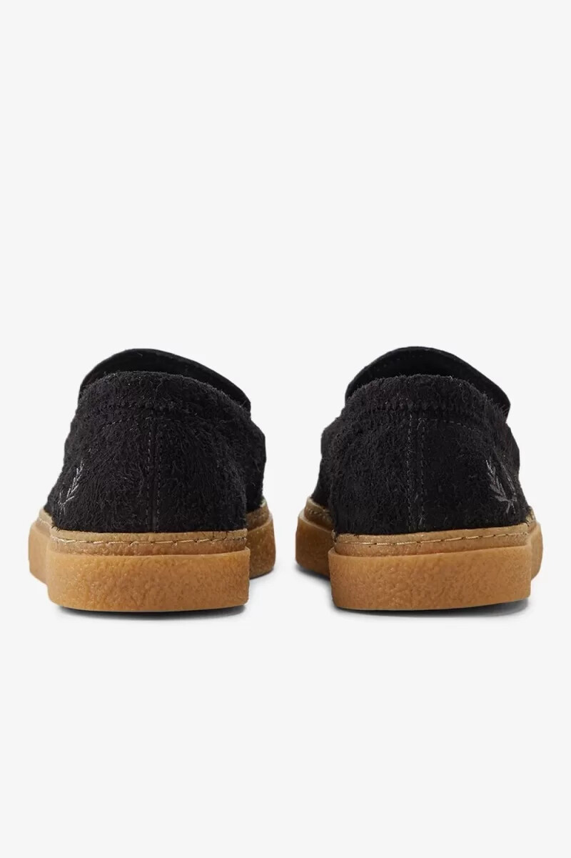 mocassini da uomo fred perry dawson tassel neri