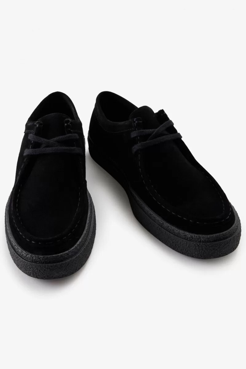 mocassini da uomo fred perry low dawson neri