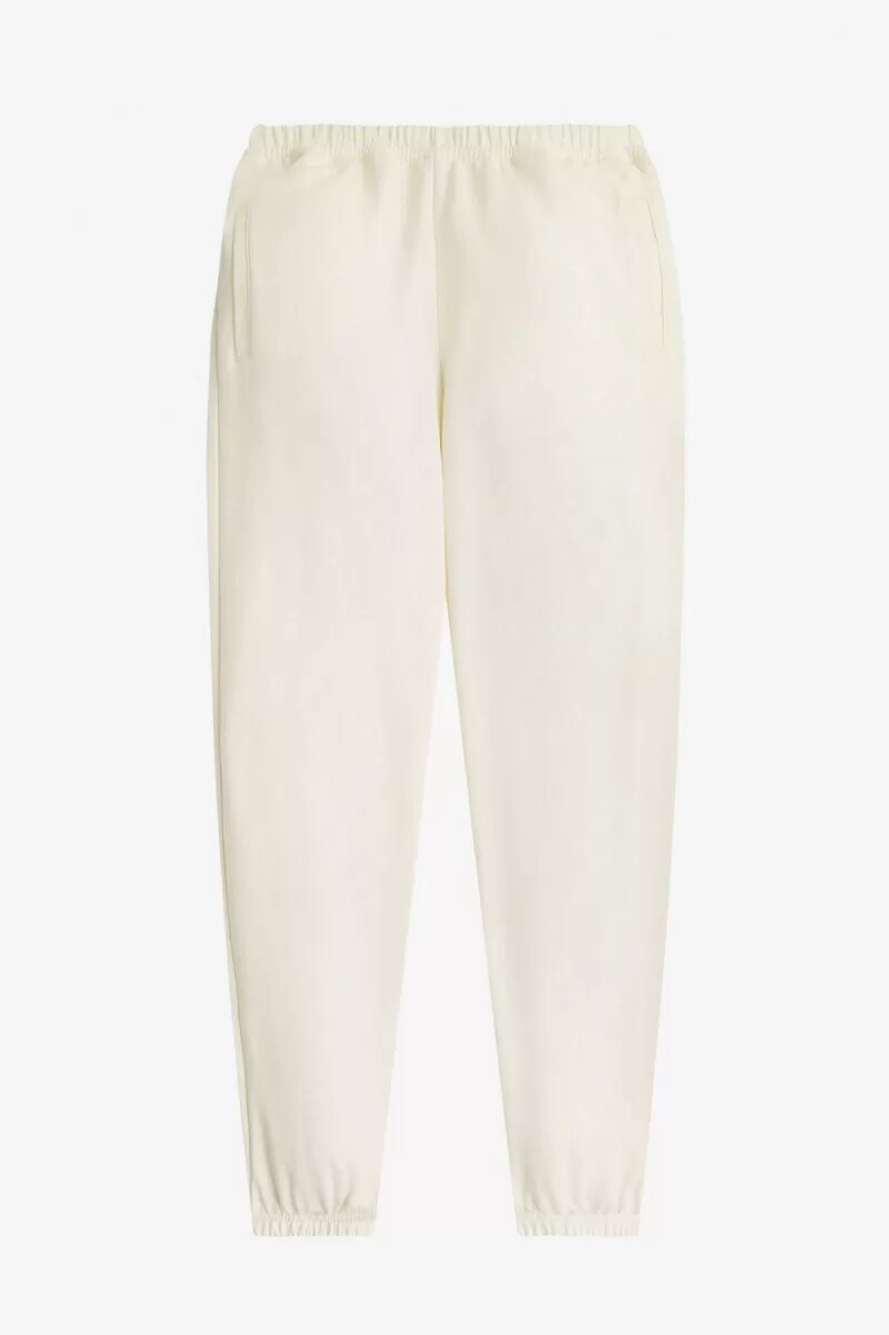 pantaloni da uomo fred perry con dettaglio distintivo beige