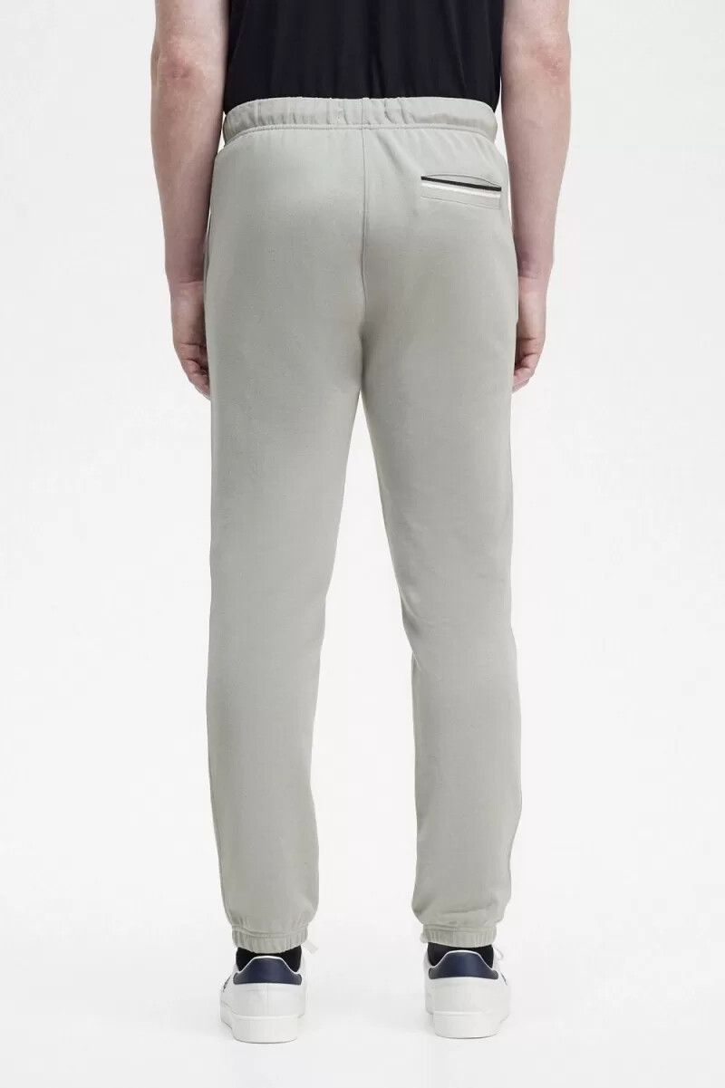pantaloni da uomo fred perry loopback sweat grigi