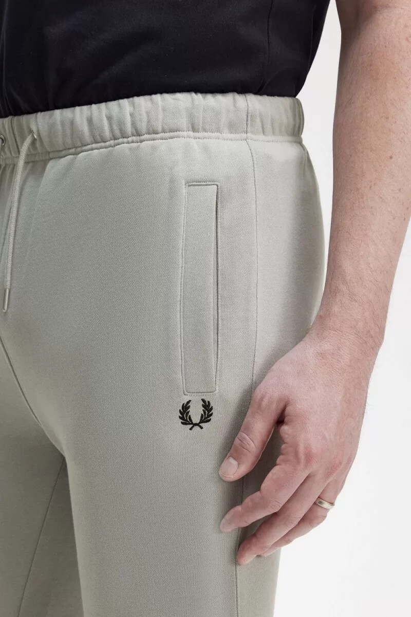 pantaloni da uomo fred perry loopback sweat grigi