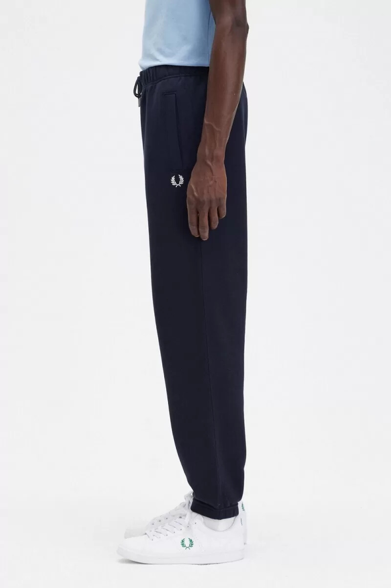 pantaloni da uomo fred perry loopback sweat blu navy